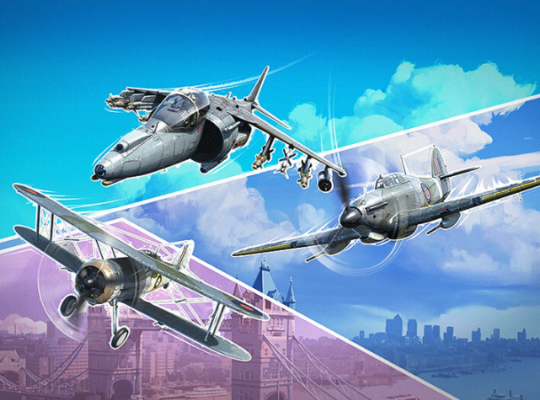 War Thunder aniversário RAF